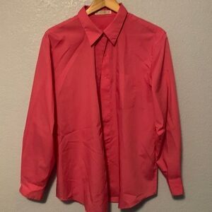 Foxcroft Women’s Button Down Shirt Size 18 Pink